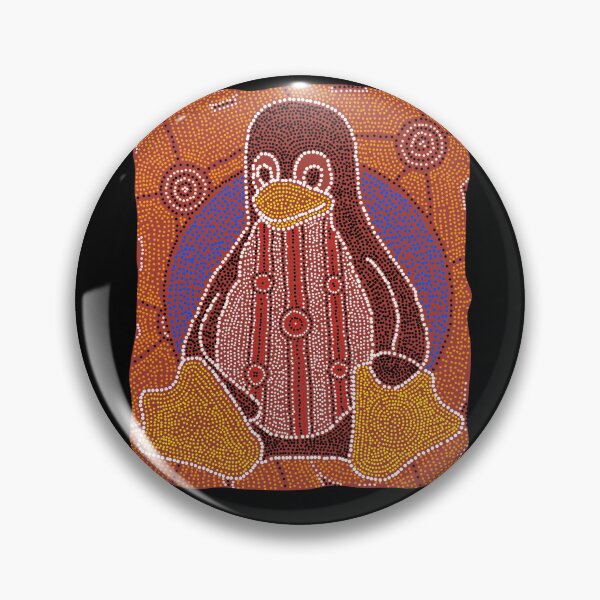 Item preview, Tux (Solid background) designed and sold by Linux Australia.