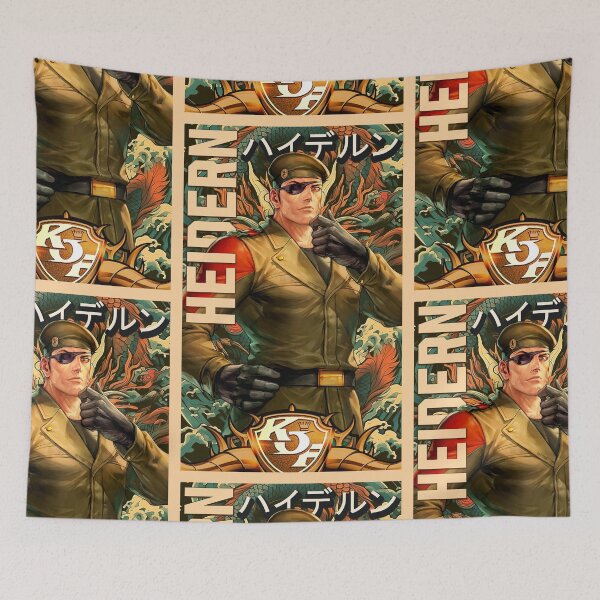 Item preview, Heidern Arcade Retro King of Fighters Gaming Art designed and sold by Back2Collage.