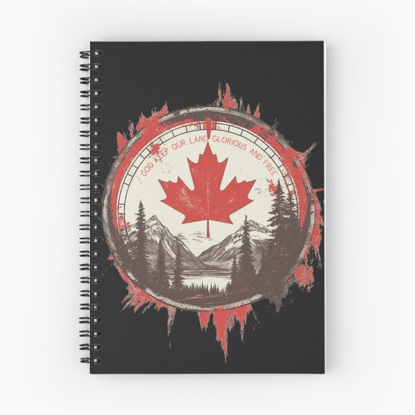 Item preview, God Keep Our Land | O Canada | (Black) designed and sold by Print-opia.