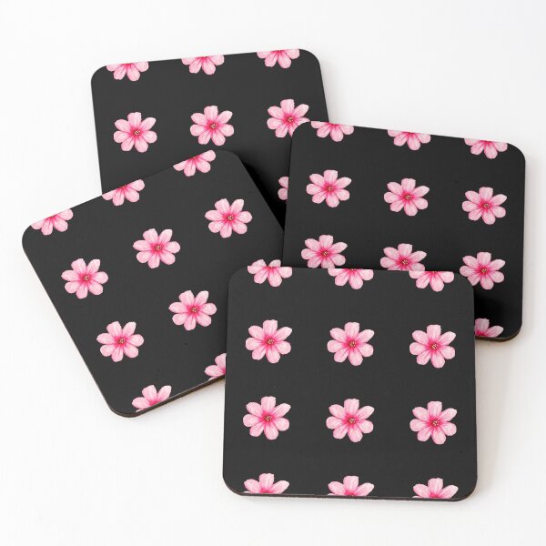 Item preview, Pink flowers and black designed and sold by Bubblegraphy.