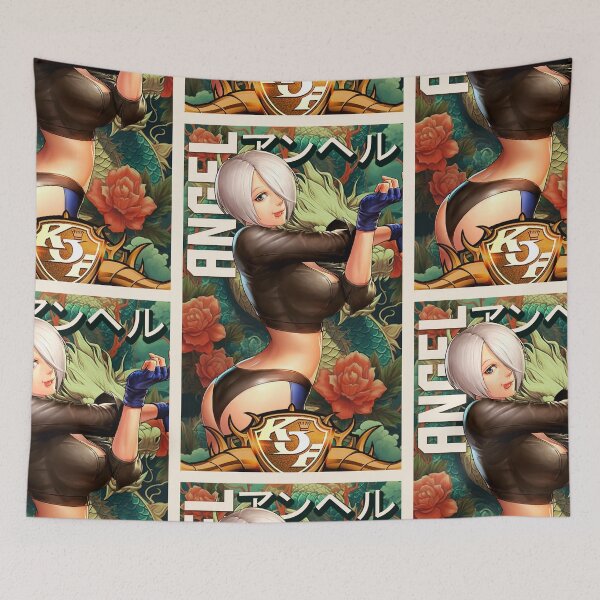 Item preview, Angel Arcade Retro King of Fighters Gaming Art designed and sold by Back2Collage.