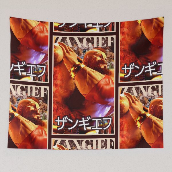Item preview, Zangief  Arcade Retro Street Fighter Gaming Art designed and sold by Back2Collage.