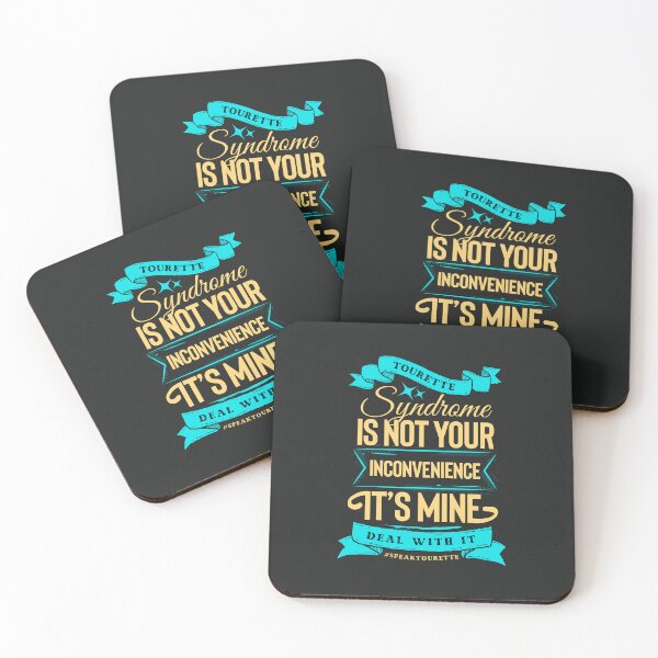 Item preview, Tourette Syndrome Is Not Your Inconvenience It’s Mine Deal With It - Tourettes Awareness ADHD designed and sold by MJDezigns.