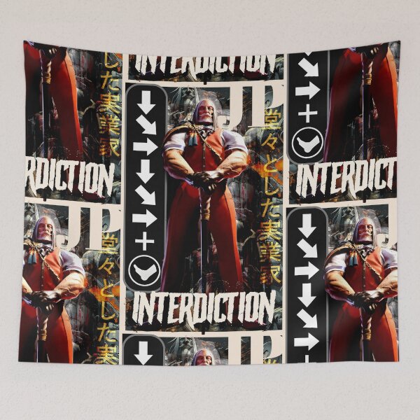 Item preview, JP Interdiction Retro Street Fighter Gaming Art designed and sold by Back2Collage.