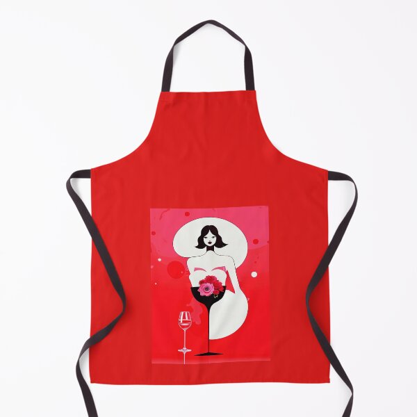 Item preview, A woman with a glass of red wine. designed and sold by Natalia-Vlad.