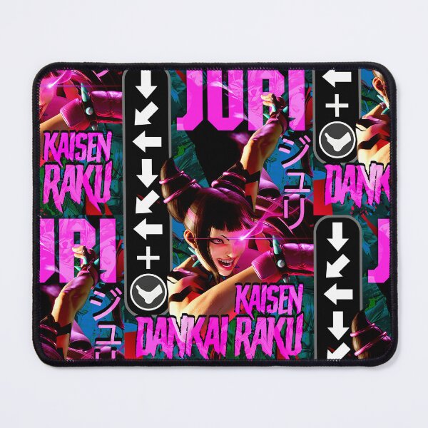 Item preview, Juri Kaisen Dankai Raku Retro Street Fighter Gaming Art designed and sold by Back2Collage.