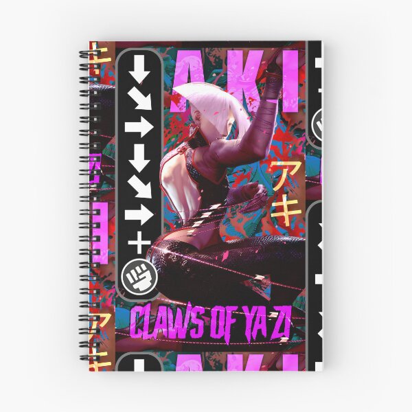 Aperçu de l'œuvre A.K.I Griffes de Ya Zi Art de jeu de combat rétro de Street Fighter créée et vendue par Back2Collage.