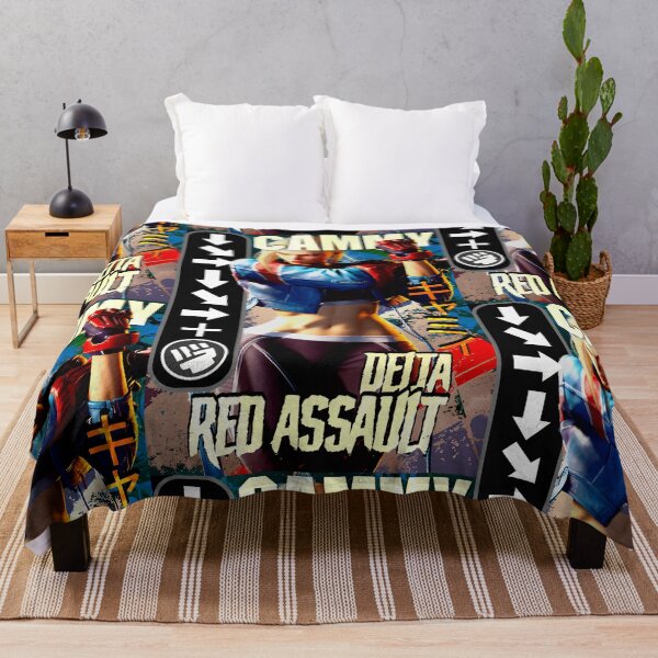 Item preview, Cammy Delta Red Assault Retro Street Fighter Gaming Art designed and sold by Back2Collage.