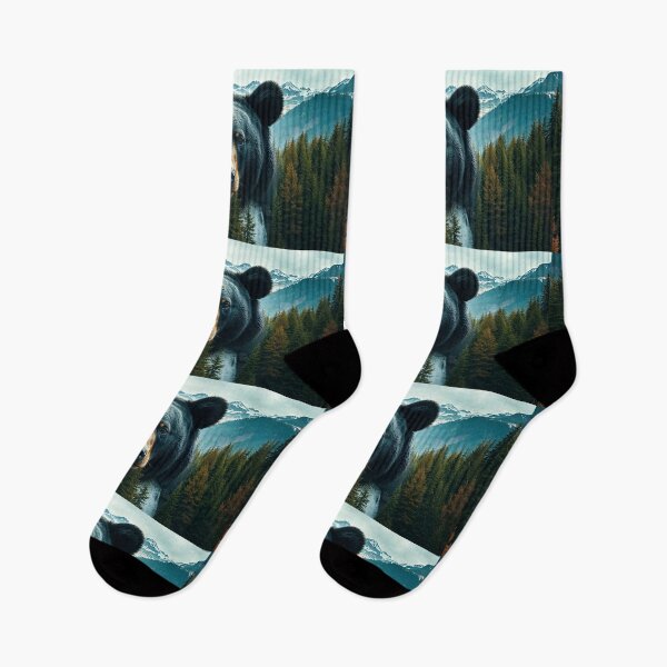 Item preview, Black Bear and Wilderness Valley designed and sold by Skye Ryan-Evans.