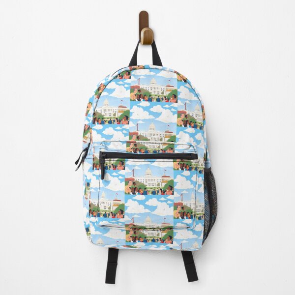 Item preview, Cartoon Urban Retreats Iconic Landmarks Cityscape Parks Life designed and sold by ART ATTACK ZONE.