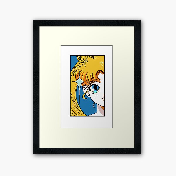 Item preview,  Pixel Art Of Anime Character's Face designed and sold by mariaflaviane.