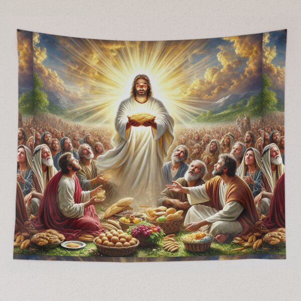Item preview, The Miracle of the Loaves and Fishes: Jesus Feeds the 5,000 designed and sold by Meta2Physical.