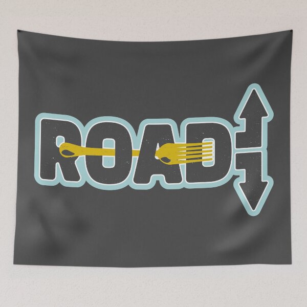 Item preview, Fork in the road typography text art designed and sold by piedaydesigns.