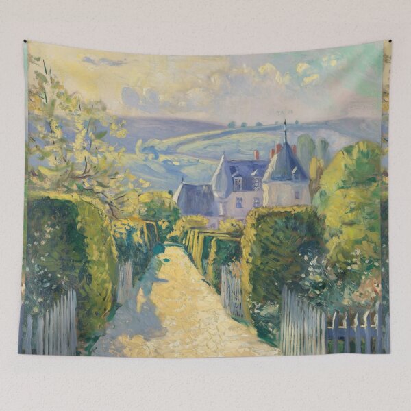 Item preview, French Château – Impressionist French Painting. Art By Carraann  designed and sold by CARRAANN.