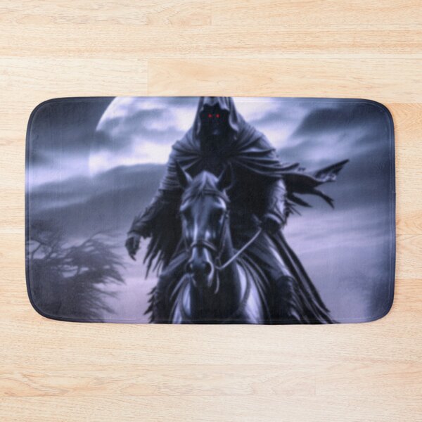 Item preview, Grim Reaper Rides Thru Burning Landscape designed and sold by TheDarkWardrobe.