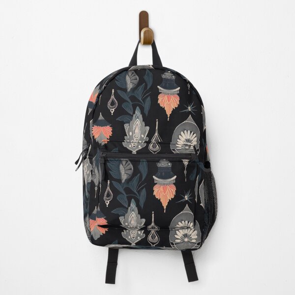 Item preview, Exotic Leafy Flowerbuds Floral Pattern designed and sold by LabMandala.