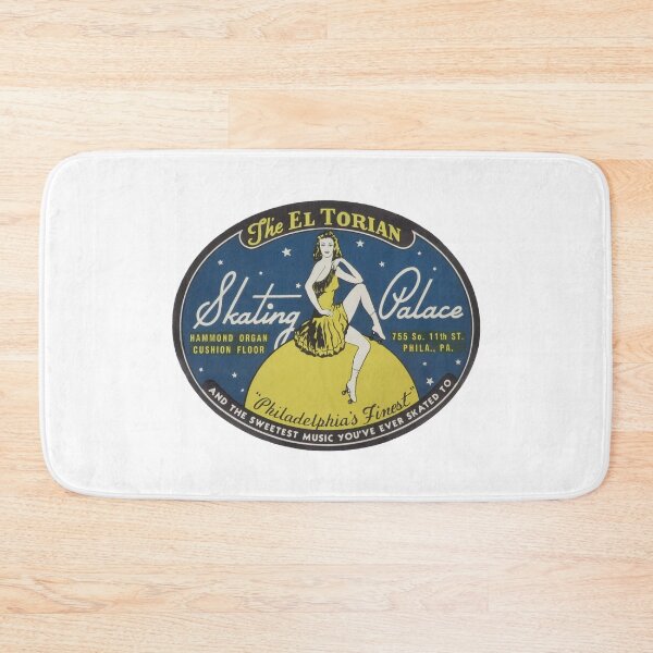 Item preview, The El Torian Skating Palace Philadelphia Pennsylvania Roller Skating Rink Sticker Decal Label designed and sold by tislord.