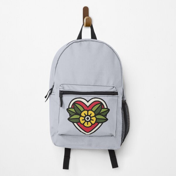Item preview, Americana Tattoo Flower Heart designed and sold by Skull Fern.