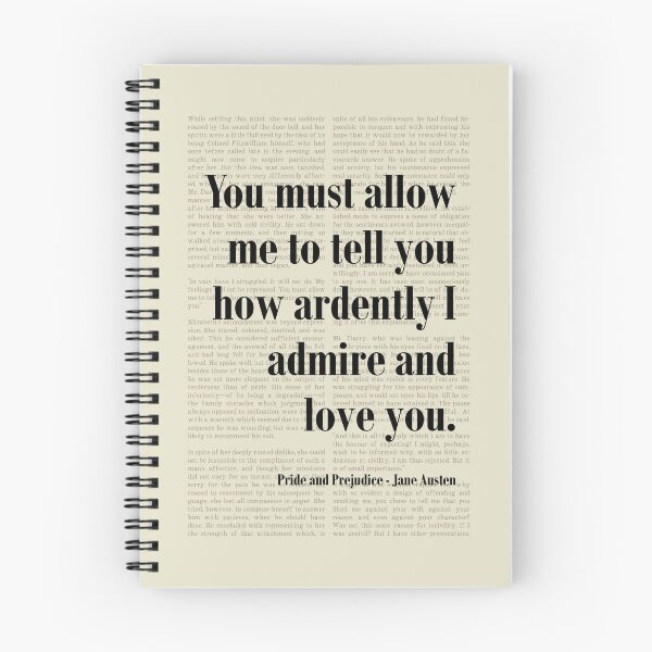 Item preview, Jane Austen Pride and Prejudice Quote Art designed and sold by kakarikihill.