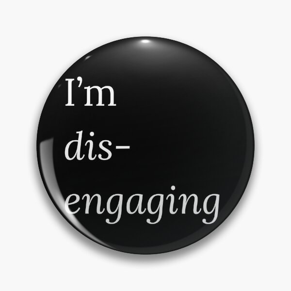 Item preview, RHOSLC Quote DISENGAGING designed and sold by gumballols.