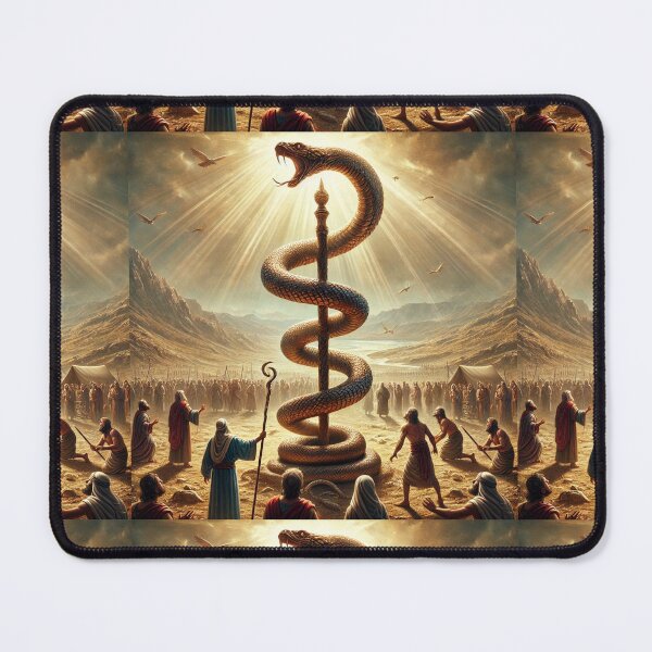 Item preview, The Bronze Serpent: Faith, Healing, and Divine Mercy designed and sold by Meta2Physical.