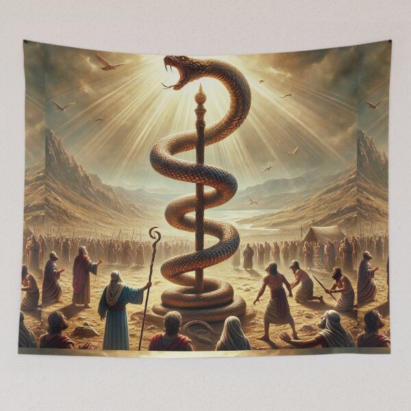 Item preview, The Bronze Serpent: Faith, Healing, and Divine Mercy designed and sold by Meta2Physical.