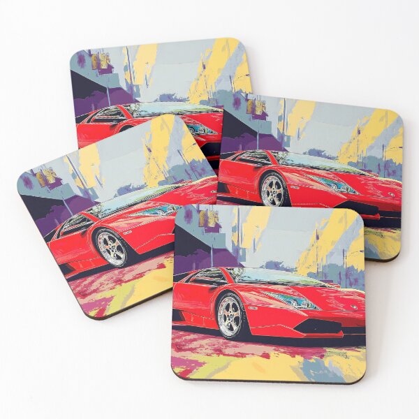 Item preview, Red Inferno – Lamborghini Murciélago LP 640 Pop Art III designed and sold by AutoPopStudio.