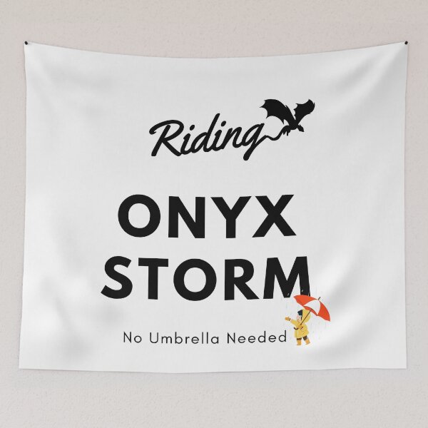 Item preview, Rriding The Onyx Storm No Umbrella Needed designed and sold by TOSAI.