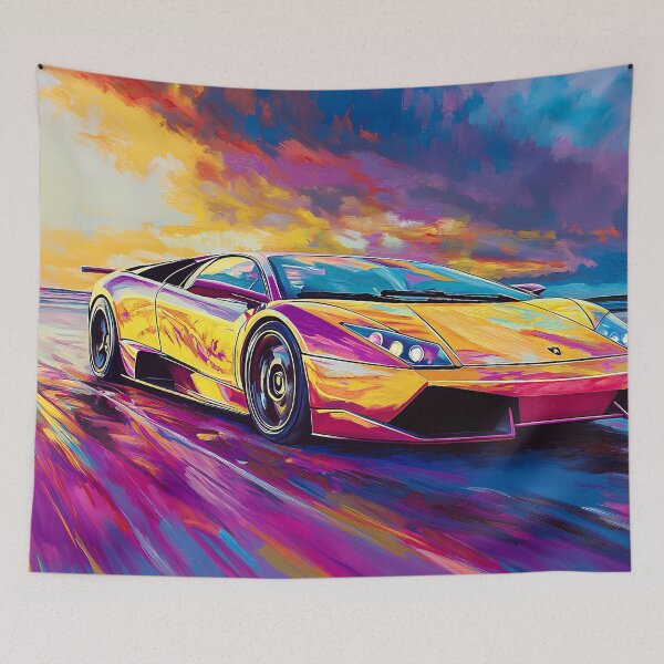 Item preview, Golden Fury – Lamborghini Murciélago LP 640 Pop Art VI designed and sold by AutoPopStudio.