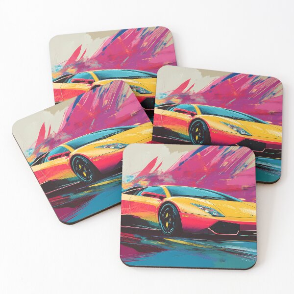Item preview, Golden Fury – Lamborghini Murciélago LP 640 Pop Art V designed and sold by AutoPopStudio.