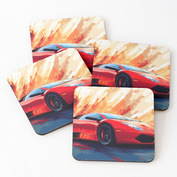 Item preview, Red Inferno – Lamborghini Murciélago LP 640 Pop Art II designed and sold by AutoPopStudio.