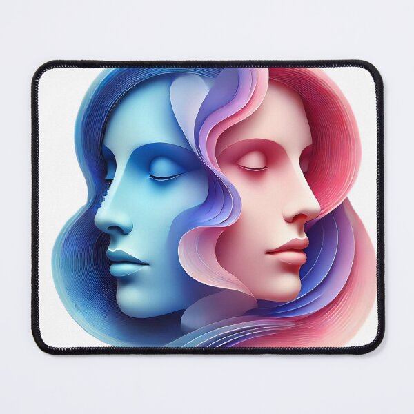 Item preview, Dual Essence: A Surreal Fusion of Femininity designed and sold by Art is my Voice .