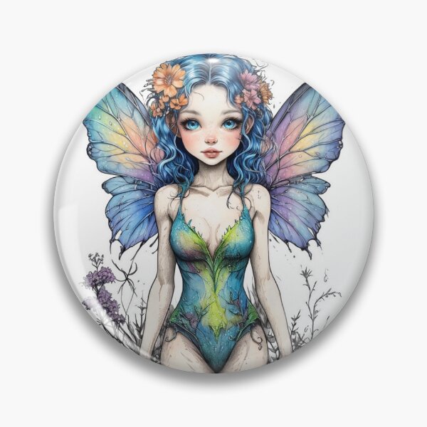 Item preview, Blue and green fairy designed and sold by IoneMDesigns.