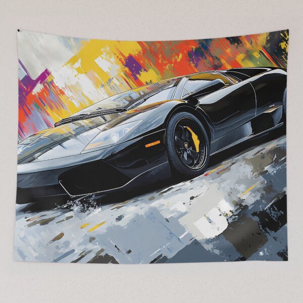 Item preview, Shadow Beast – Lamborghini Murciélago LP 640 Pop Art designed and sold by AutoPopStudio.