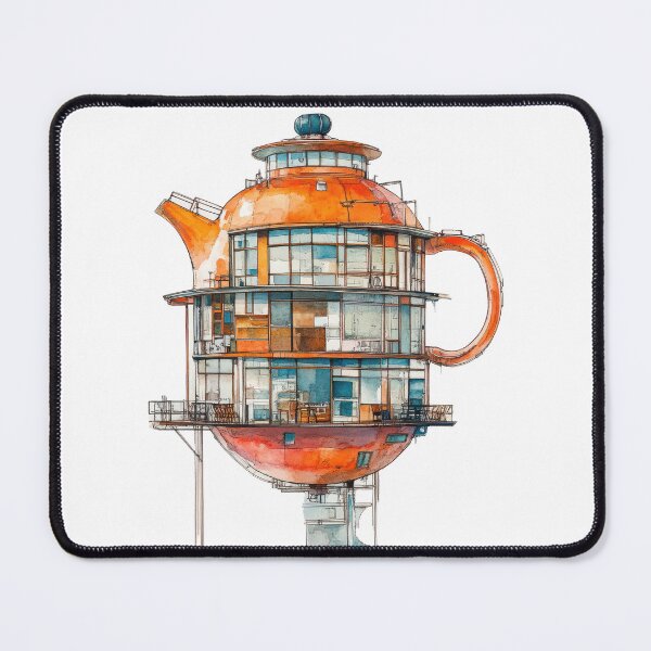 Item preview, Teapot-Shaped Architectural House designed and sold by FlyingDreamsArt.