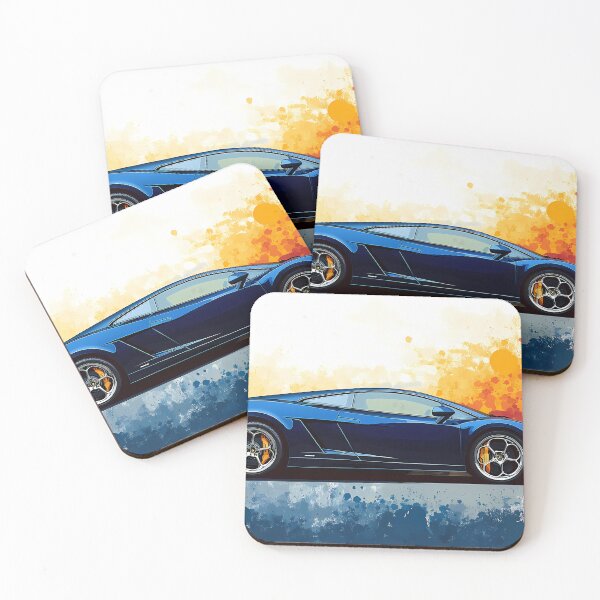 Item preview, Blue Blaze – Lamborghini Gallardo LP Pop Art IV designed and sold by AutoPopStudio.
