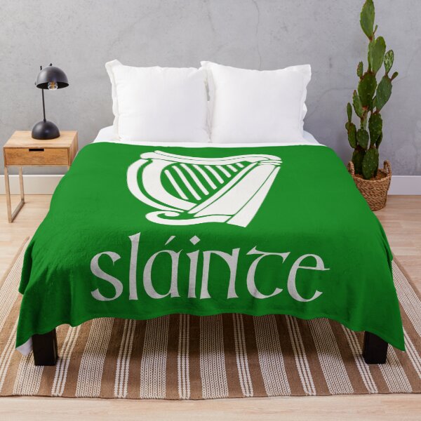 Item preview, Sláinte Gaelic Irish Harp Ireland Eire Pride Funny St Patrick’s Day designed and sold by Bad Kitty Designz.