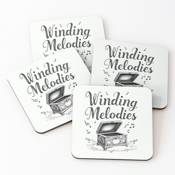 Item preview, Winding Melodies: Vintage Music Box designed and sold by Jollys-ArtShop.
