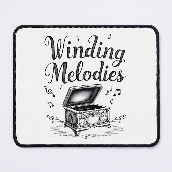 Item preview, Winding Melodies: Vintage Music Box designed and sold by Jollys-ArtShop.
