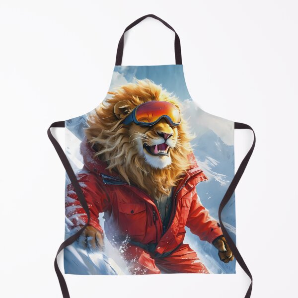 Item preview, Lion Skier Style Fun and Adventure designed and sold by Astralia.