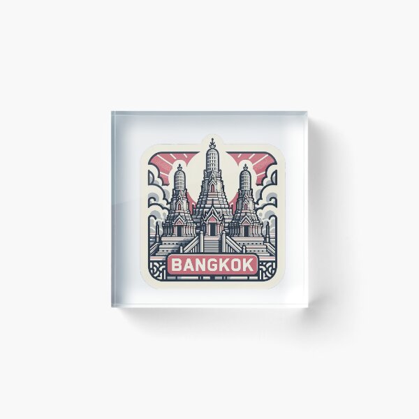 Item preview, Bankok Thailand Temple designed and sold by LoveLabDesign.