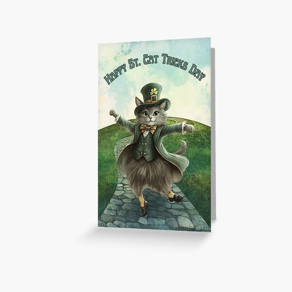 Item preview, Happy St. Cat Tricks Day designed and sold by We'reGoingThere.