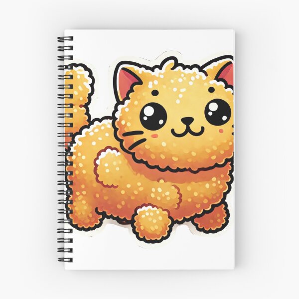 Item preview, tater tot cat sticker designed and sold by iiBellaArt.