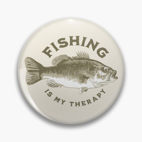 Item preview, Fishing is My Therapy - Largemouth Bass designed and sold by BlueSkyTheory.