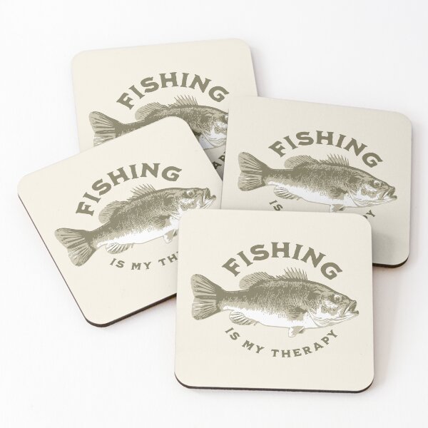 Item preview, Fishing is My Therapy - Largemouth Bass designed and sold by BlueSkyTheory.