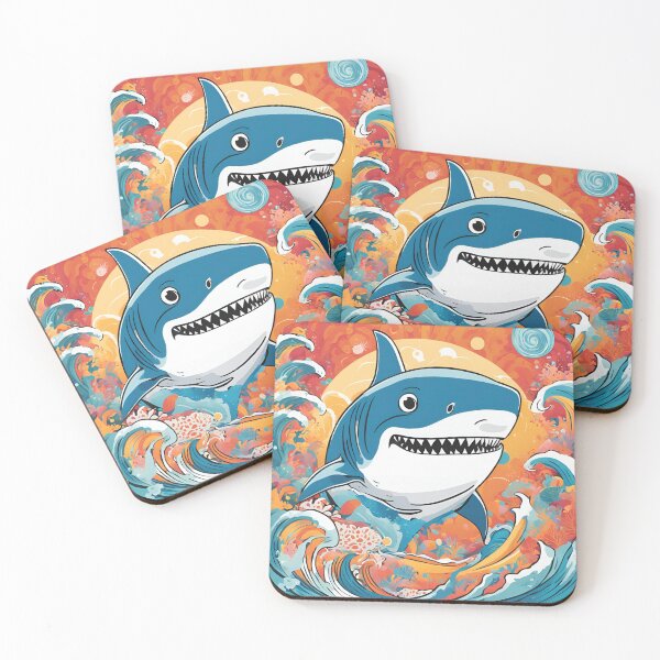 Item preview, Captures the whimsical yet powerful nature of the shark designed and sold by 9blueart.