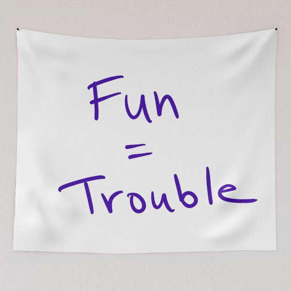 Item preview, Fun = Trouble designed and sold by abeink.