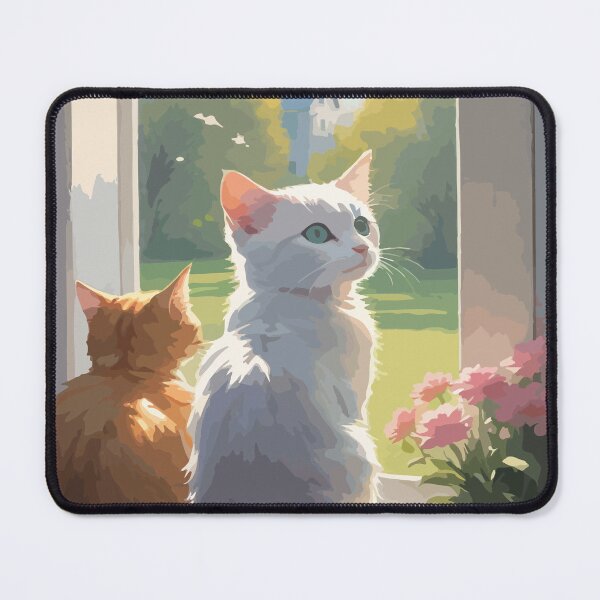 Item preview, A cute little cat is waiting for its owner to return. designed and sold by Whose-sweat.
