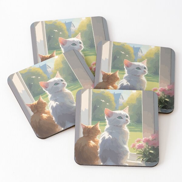 Item preview, A cute little cat is waiting for its owner to return. designed and sold by Whose-sweat.