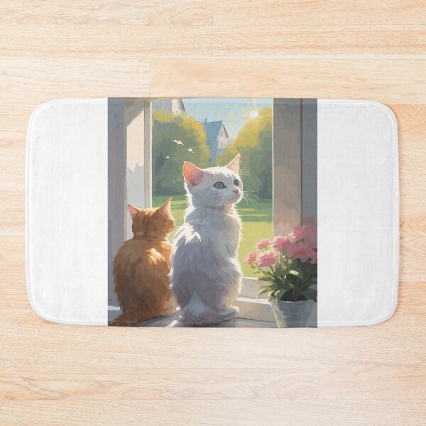 Item preview, A cute little cat is waiting for its owner to return. designed and sold by Whose-sweat.